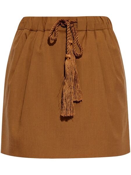  Max Mara Tabarin Mini Skirt - Brown 