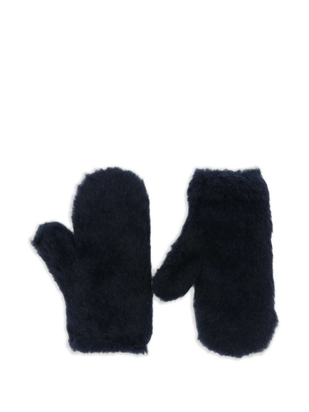  Max Mara Teddy-textured Gloves - Blue 