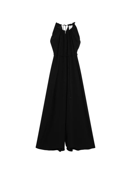  Max Mara Tie Detail Jumpsuit - Black 
