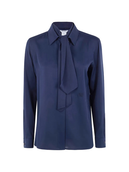  Max Mara Tie Shirt - Blue 