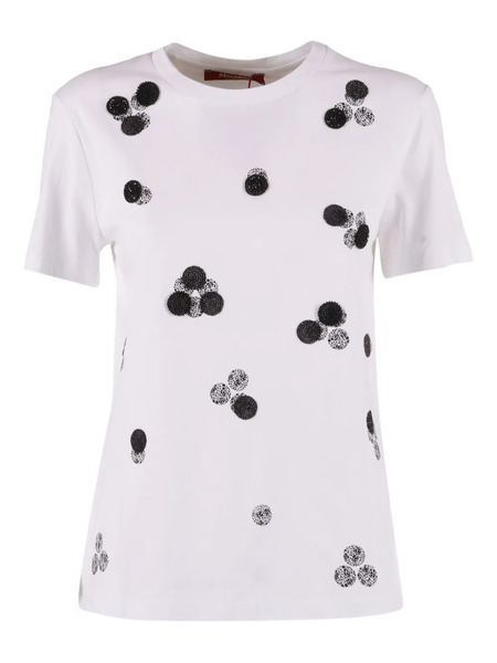  Max Mara Umano Beaded T-shirt - White 