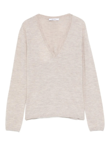  Max Mara V-neck Sweater - Neutrals 