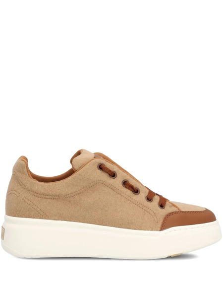  Max Mara Water-repellent Cashmere Sneakers - Brown 