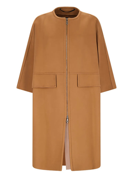  Max Mara Zahira Zip-fastening Coat - Brown 