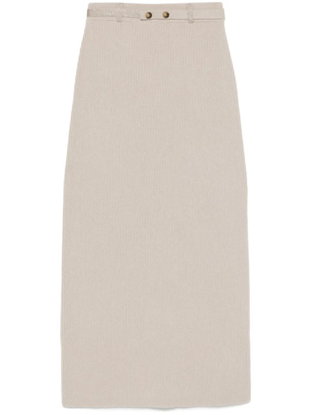  Max & Moi Julie Maxi Skirt - Neutrals 