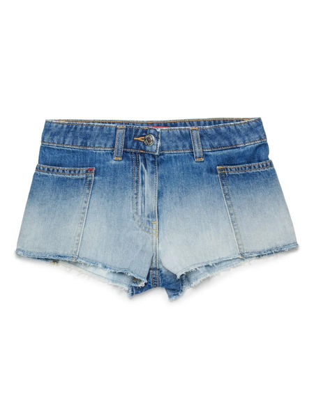  Max&co. Kids Bleach-wash Shorts - Blue 