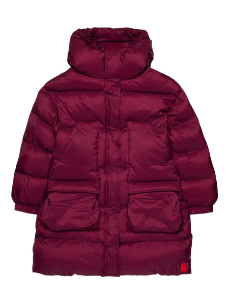  Max&co. Kids Logo-patch Padded Coat - Red 