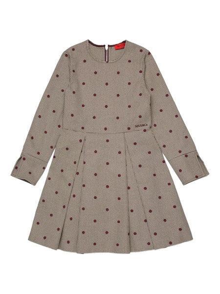  Max&co. Kids Polka Dot-print Dress - Brown 