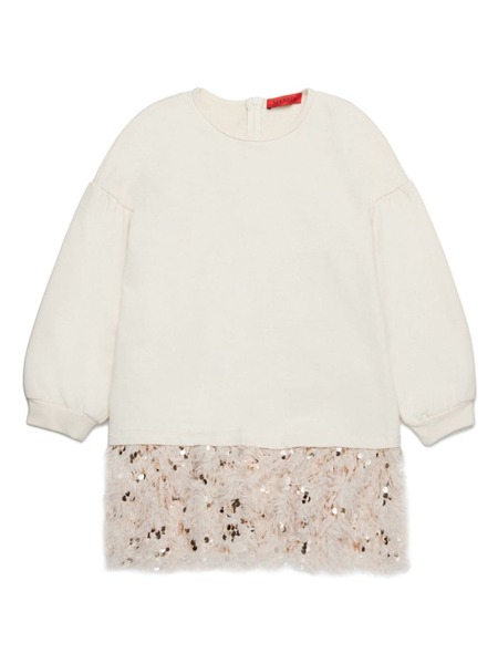  Max&co. Kids Sequin-embellished Minidress - White 