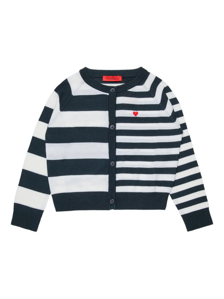  Max&co. Kids Striped Cardigan - Blue 