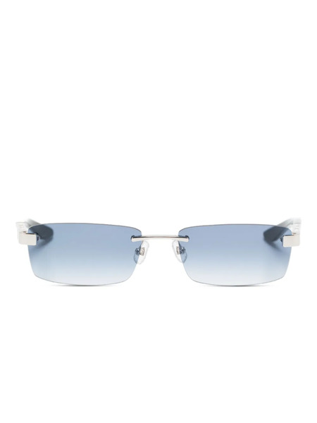  Maybach Eyewear Rectangle-frame Sunglasses - Silver 