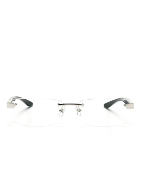 Maybach Eyewear The Artist Iii Rectangle-frame Glasses - Pink 
