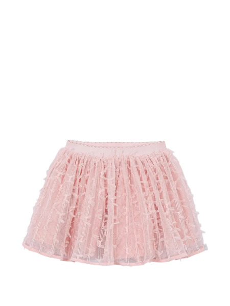  Mayoral Bow-detail Layered Skirt - Pink 