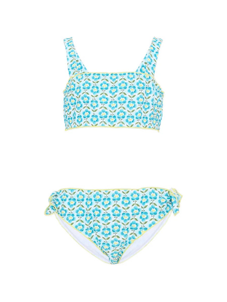  Mayoral Floral-print Bikini Set - Blue 