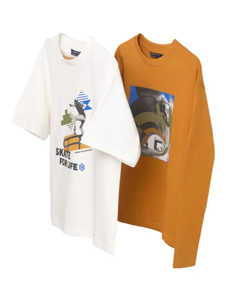  Mayoral Graphic-print T-shirt (pack Of Two) - Orange 