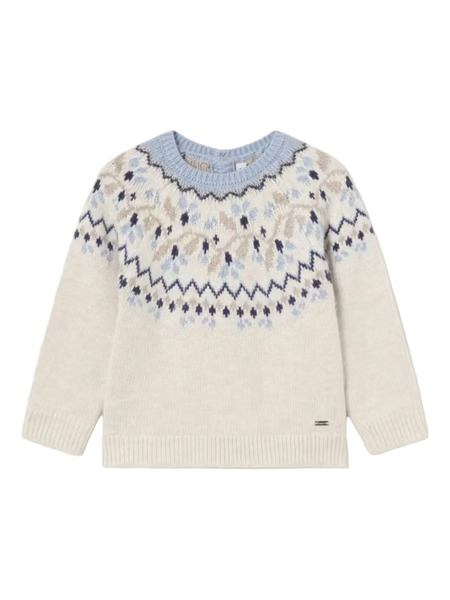  Mayoral Jacquard Jumper - Neutrals 