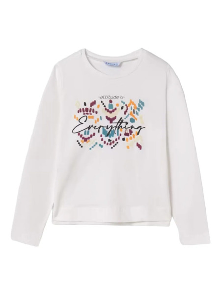  Mayoral Long-sleeve T-shirt - White 
