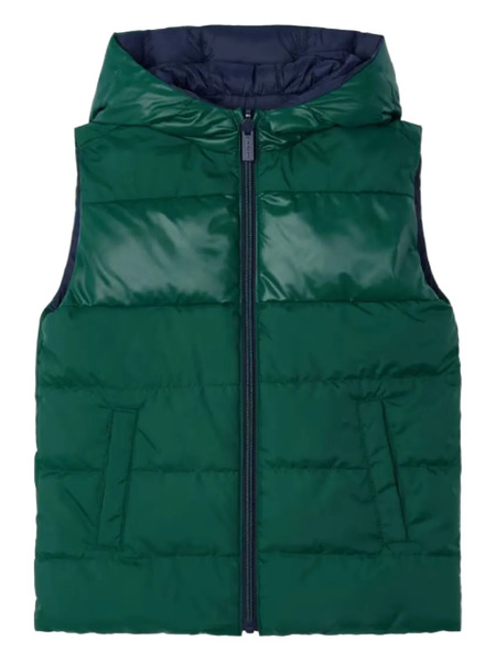  Mayoral Reversible Quilted Vest - Blue 