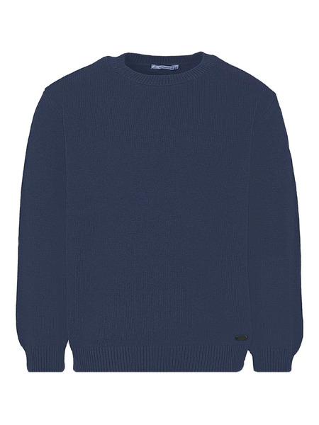  Mayoral Round-neck Cotton Sweater - Blue 