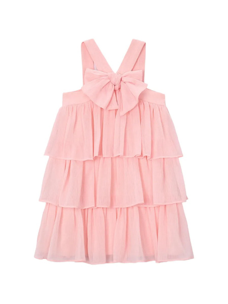  Mayoral Ruffled Bambula Dress - Pink 