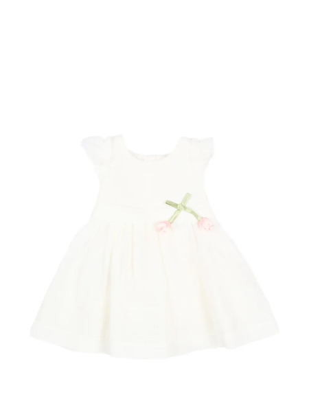  Mayoral Ruffled Floral Dress - Neutrals 
