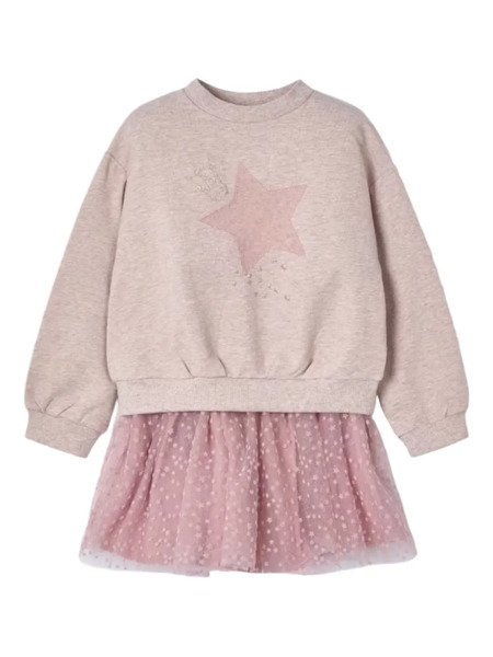  Mayoral Star-detail Mini Skirt Set - Pink 