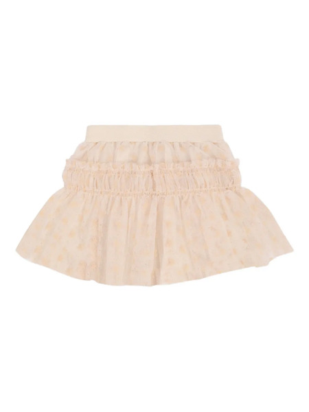  Mayoral Star-print Ruffled Tutu Skirt - Neutrals 