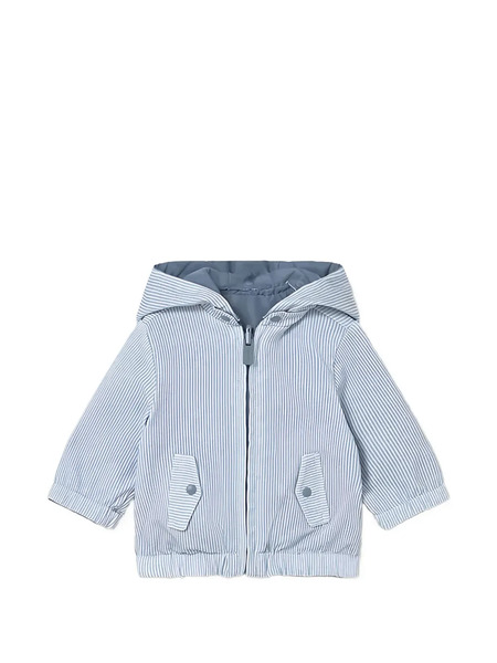  Mayoral Striped Hooded Jacket - Blue 