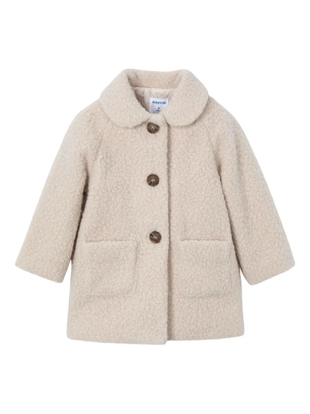  Mayoral Terry Button Coat - Neutrals 