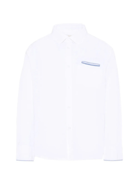  Mayoral Welt-pocked Long-sleeved Shirt - White 