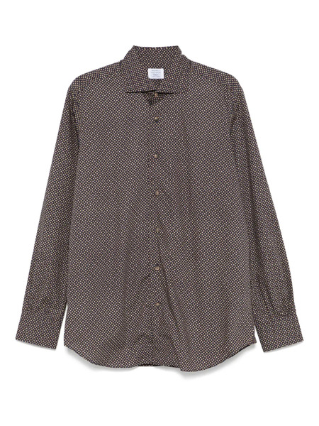  Mazzarelli Floral-print Shirt - Brown 