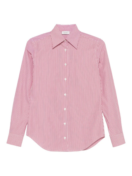  Mazzarelli Gea Striped Button-down Shirt - Red 