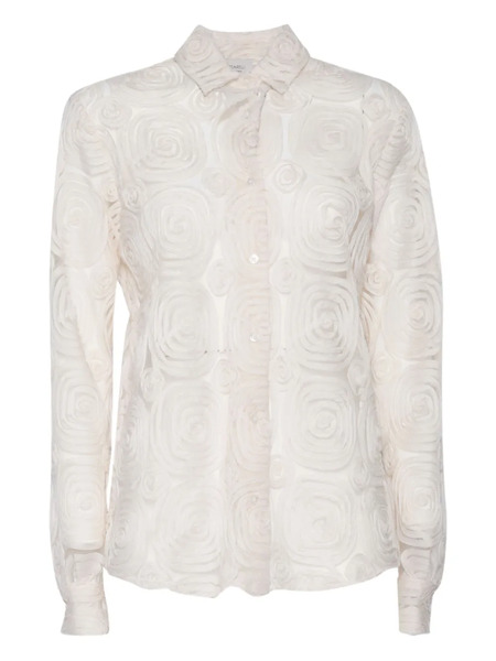  Mazzarelli Rose-pattern Shirt - Neutrals 