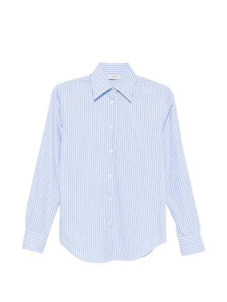  Mazzarelli Striped Buttoned Shirt - Blue 