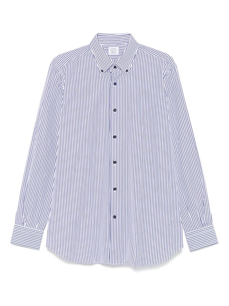  Mazzarelli Striped Shirt - White 