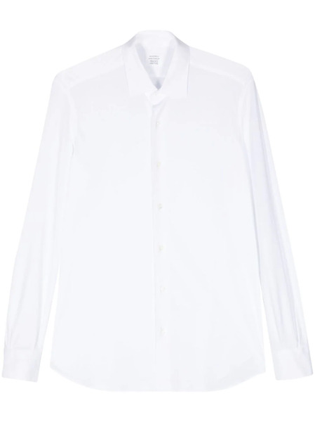 Mazzarelli Textured-finish Shirt - White 