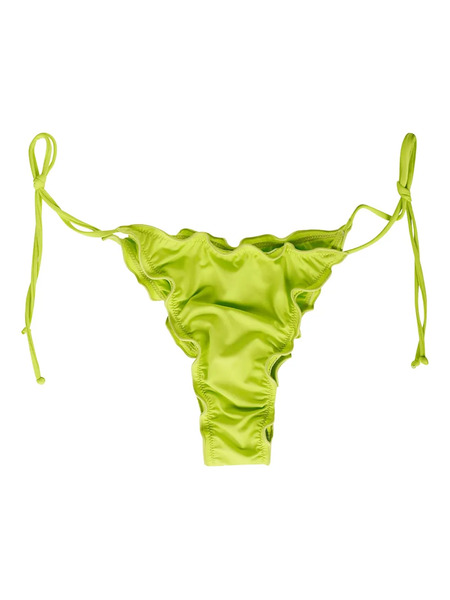  Mc2 Saint Barth Adjustable-laces Bikini Bottoms - Green 