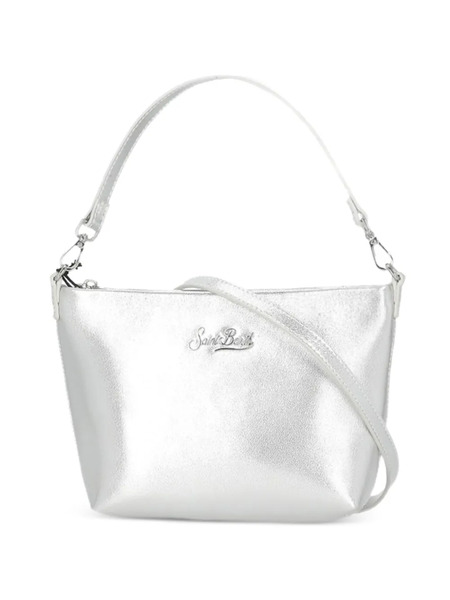  Mc2 Saint Barth Aline Logo Shoulder Bag - Silver 