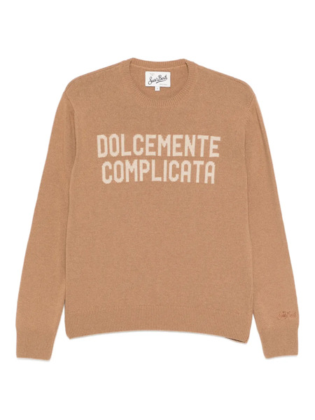  Mc2 Saint Barth Dolcemente Complicata Round-neck Sweater - Brown 
