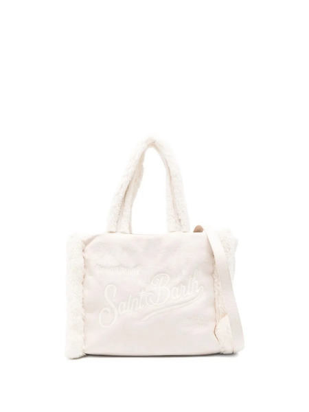  Mc2 Saint Barth Embroidered Logo Shoulder Bag - Neutrals 