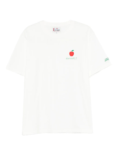  Mc2 Saint Barth Embroidered T-shirt - White 