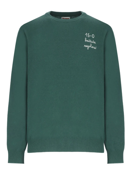  Mc2 Saint Barth Embroidery Crew-neck Sweater - Green 