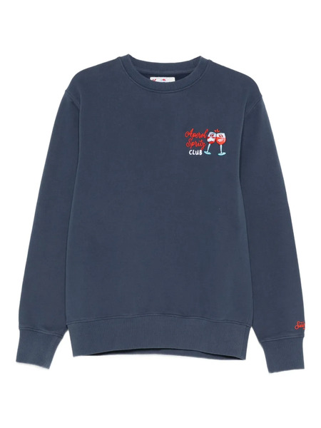  Mc2 Saint Barth Graphic Soho Sweatshirt - Blue 