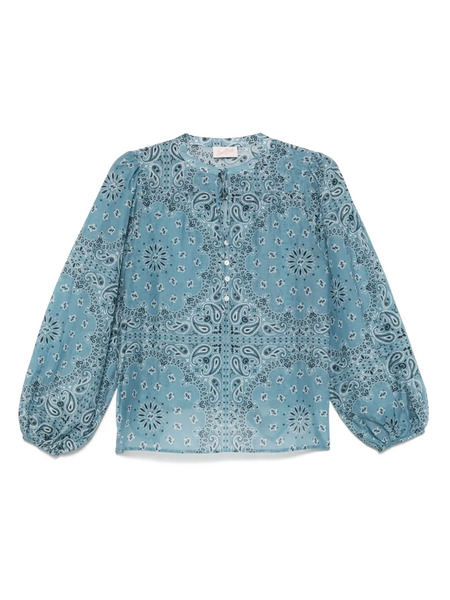  Mc2 Saint Barth Harper Blouse - Blue 