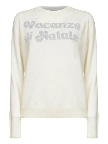  Mc2 Saint Barth Jacquard Embroidered Sweater - White 