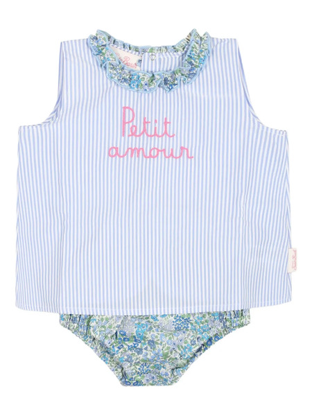  Mc2 Saint Barth Kids Abbie Dress - Blue 