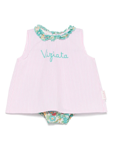  Mc2 Saint Barth Kids Abbie Shorts Set - Pink 