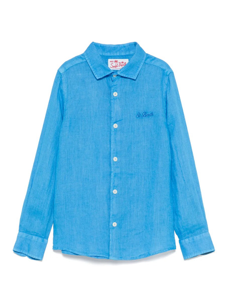  Mc2 Saint Barth Kids Agnes Shirt - Blue 