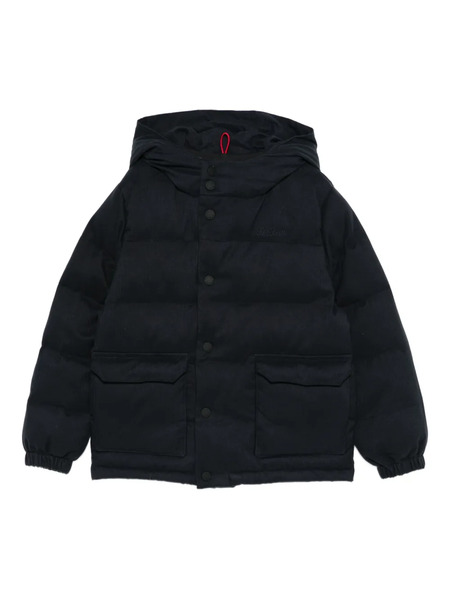  Mc2 Saint Barth Kids Baxter P Jr Flannel Puffer Jacket - Blue 