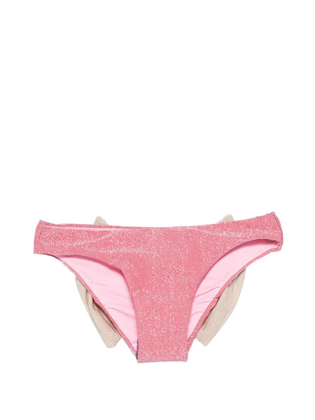  Mc2 Saint Barth Kids Bow-detail Bikini Bottoms - Pink 